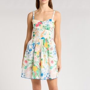MOTHER The Butterfly Kisses Cotton Sundress